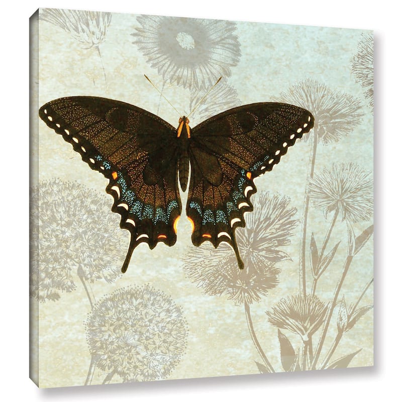 Gail Fraser 'le Papillon Pattern 2' Gallery Wrapped Canvas - Bed Bath 