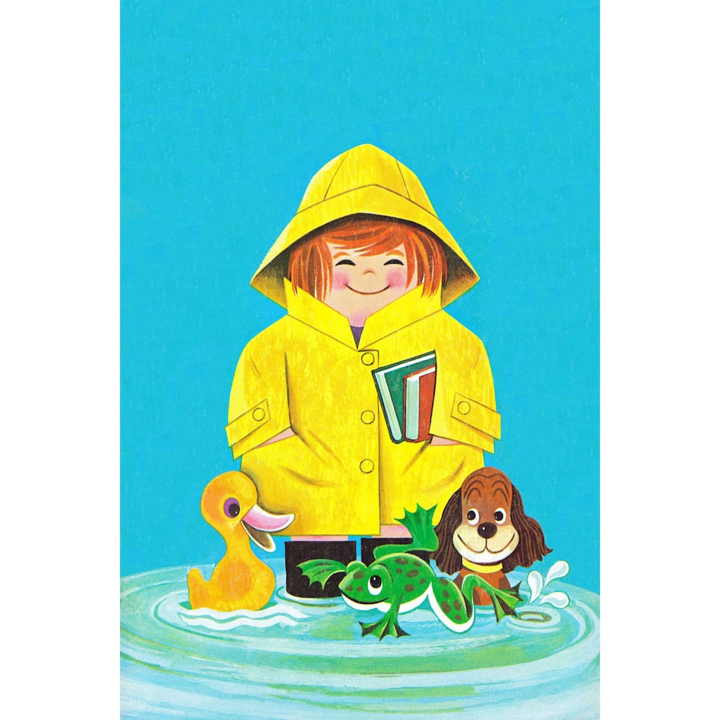 Marmont Hill 'Duck Frog and Dog' by Curtis Painting Print on Canvas - Multi-Color