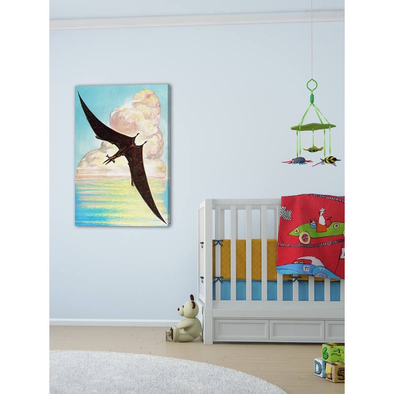 Marmont Hill 'Pterodactyl' by Curtis Painting Print on Canvas - Multi-color