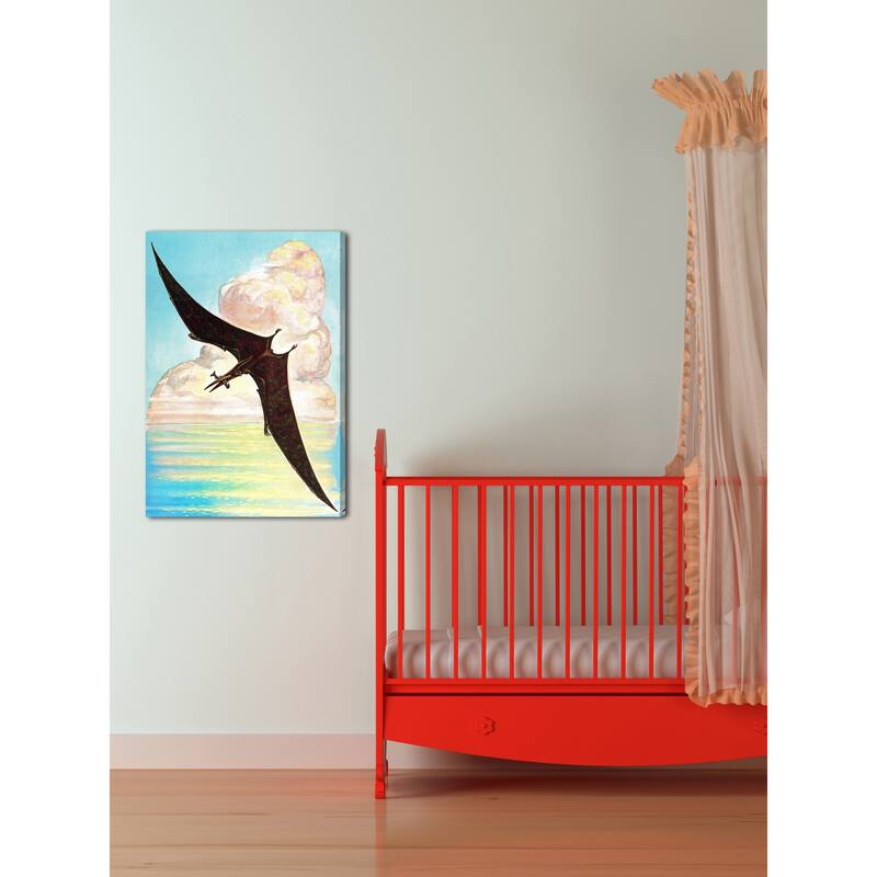 Marmont Hill 'Pterodactyl' by Curtis Painting Print on Canvas - Multi-color
