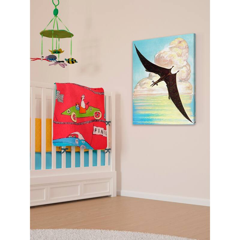 Marmont Hill 'Pterodactyl' by Curtis Painting Print on Canvas - Multi-color