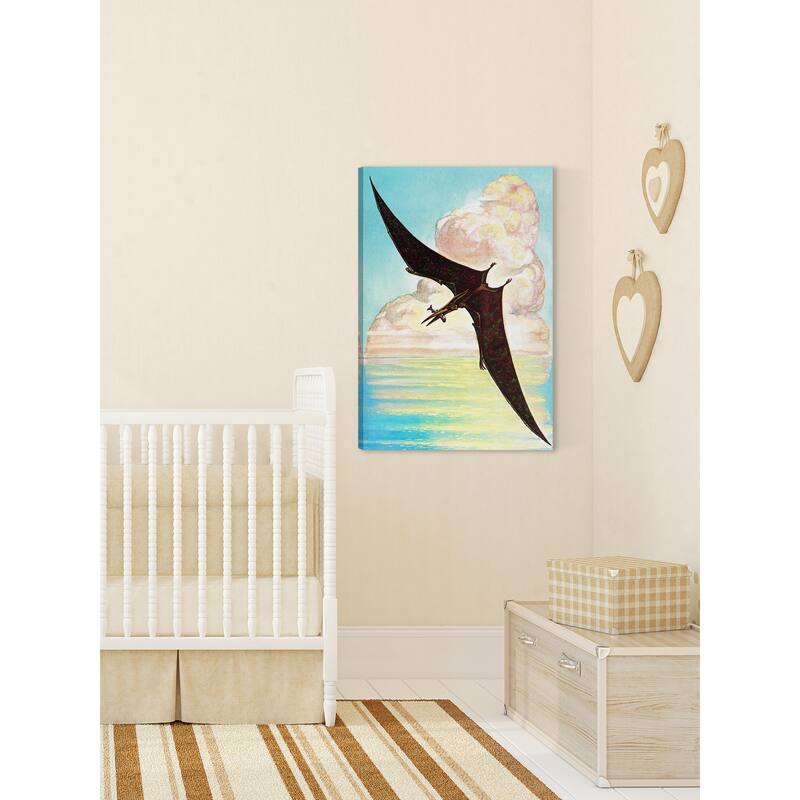 Marmont Hill 'Pterodactyl' by Curtis Painting Print on Canvas - Multi-color