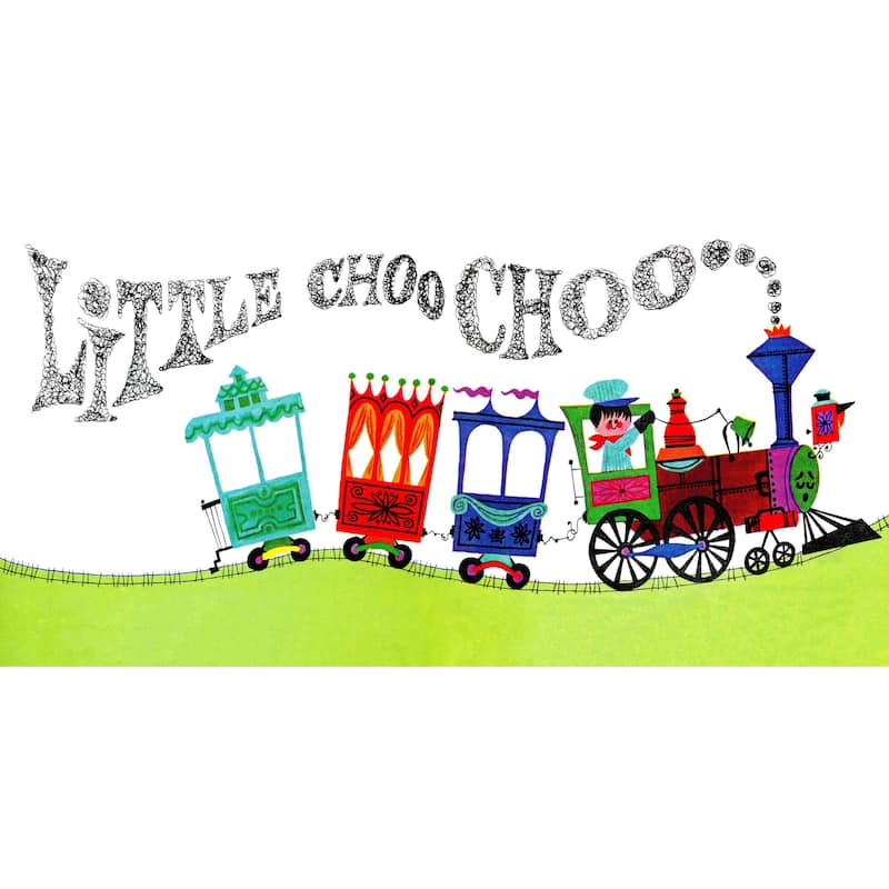 Marmont Hill 'Little Choo Choo' by Curtis Painting Print on Canvas - Multi-Color