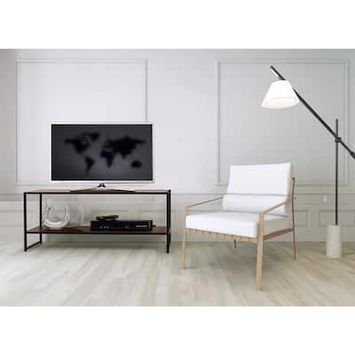 Priage by Zinus Steel Wood TV Media Stand Table