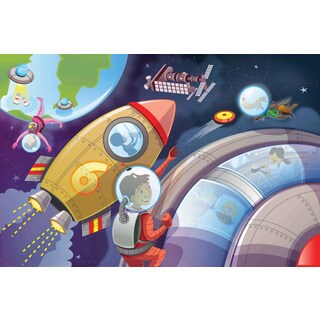 Marmont Hill 'Astronauts' Curtis Painting Print
