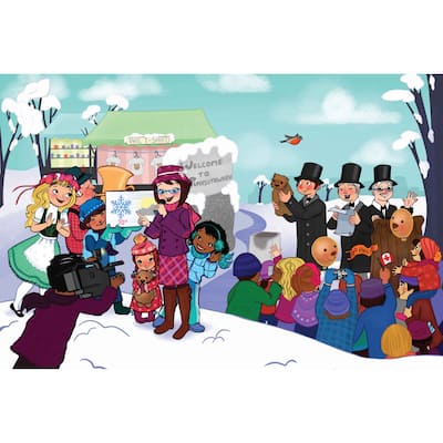 Marmont Hill 'Welcome To' by Curtis Painting Print on Canvas - Multi-Color