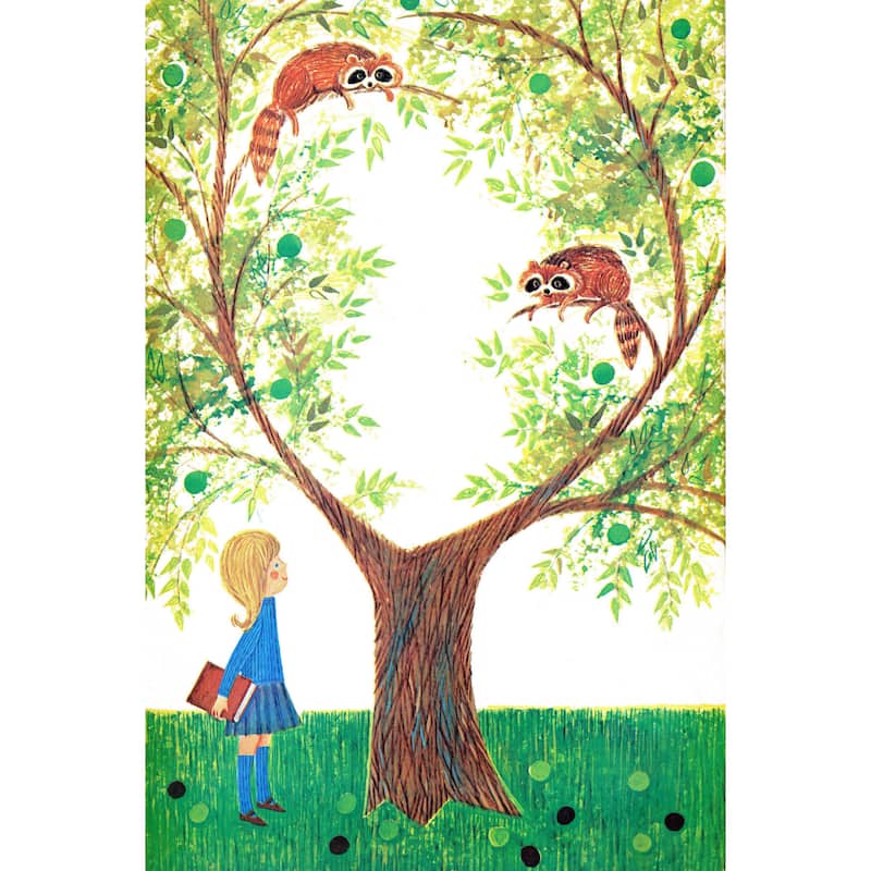 Marmont Hill 'Red Pandas' by Curtis Painting Print on Canvas - Multi-Color