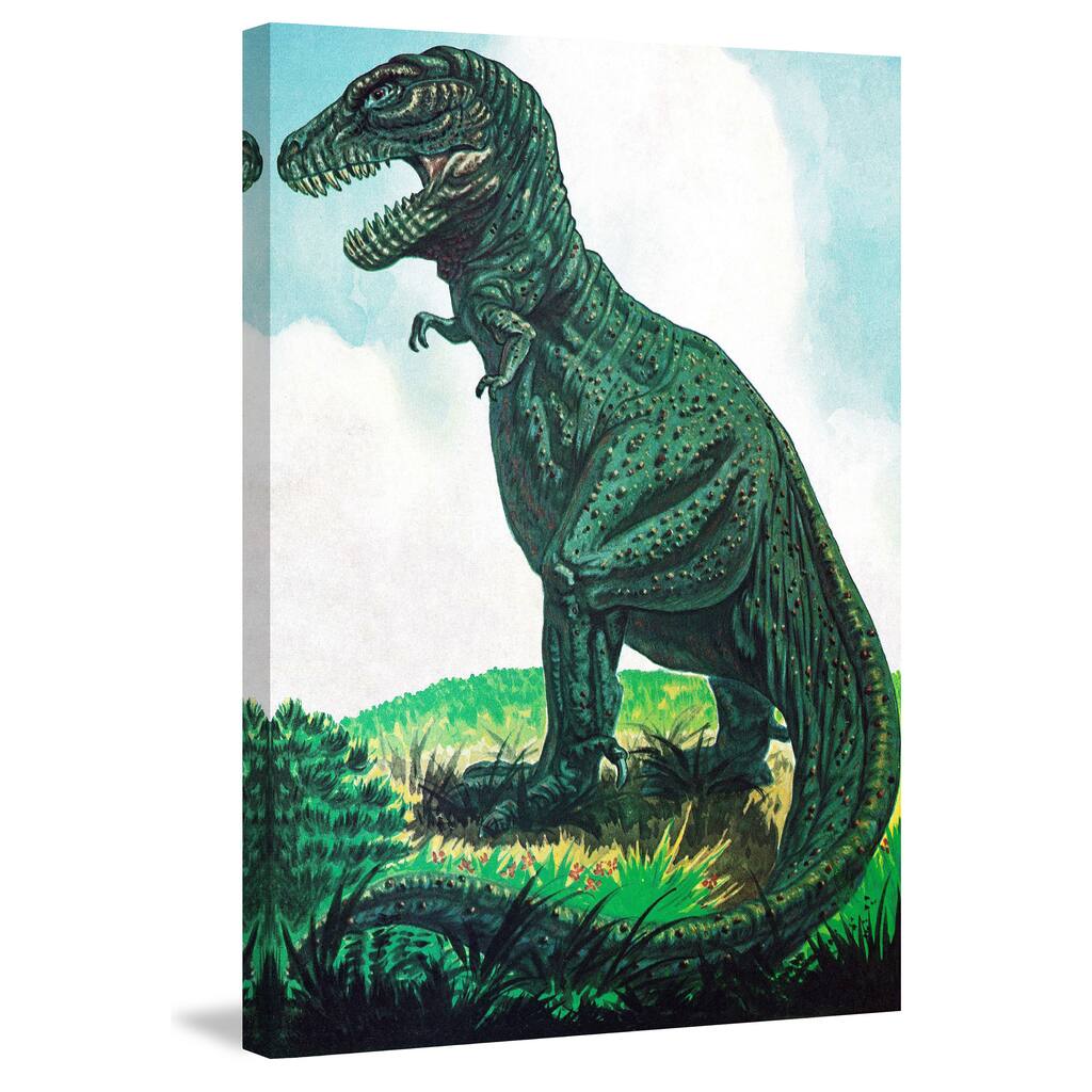 Marmont Hill 'Tyrannosaurus' by Curtis Painting Print on Canvas - Multi-Color