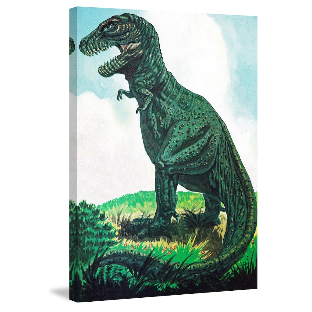 Marmont Hill 'Tyrannosaurus' by Curtis Painting Print on Canvas - Multi-Color