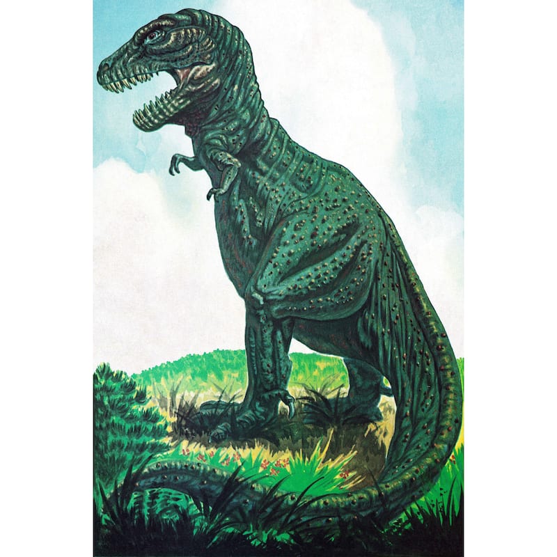 Marmont Hill 'Tyrannosaurus' by Curtis Painting Print on Canvas - Multi-Color