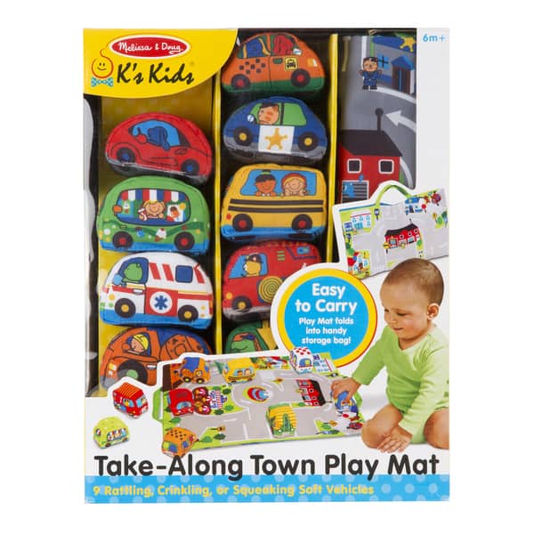 slide 2 of 2, Melissa & Doug Take-Along Town Play Mat