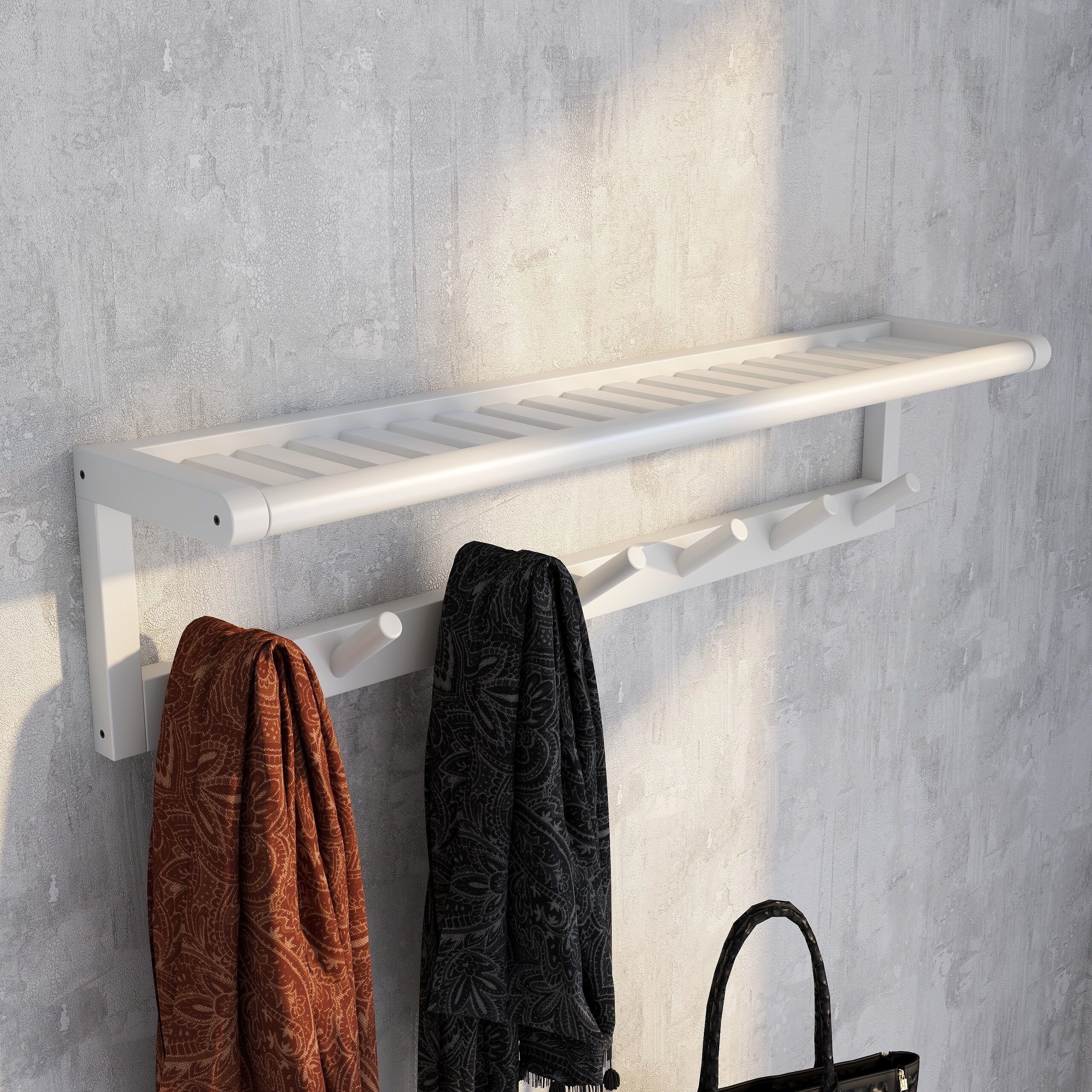 Stainless Steel Trash Bag Shelf Storage Hook kitchen Cabinet Door Hanging SW