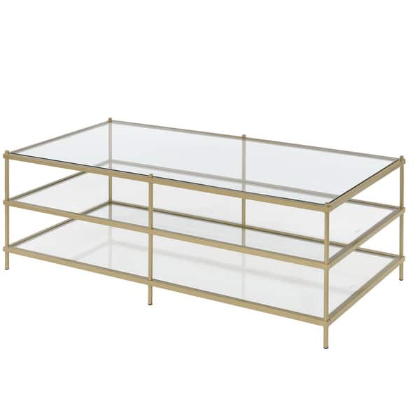 slide 1 of 7, Simplicity 3 Layers Coffee Table