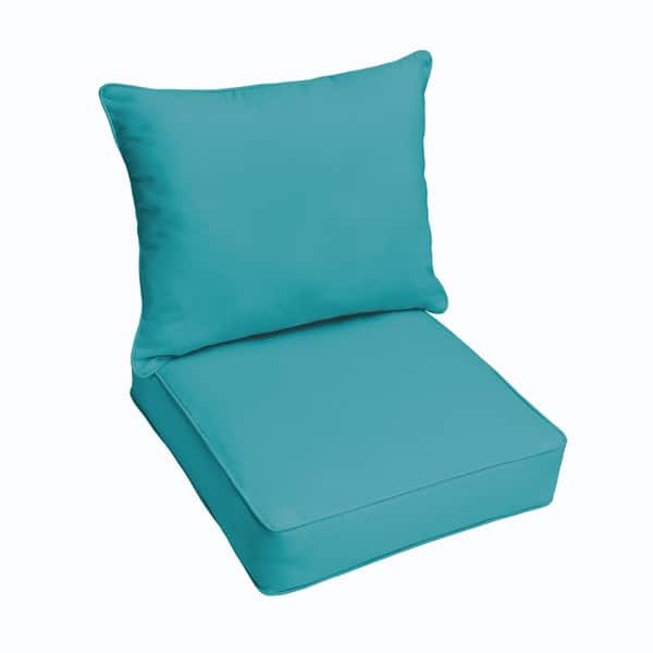 slide 2 of 8, Sorra Home Sunbrella 2-piece Cushion and Pillow Indoor/Outdoor Set