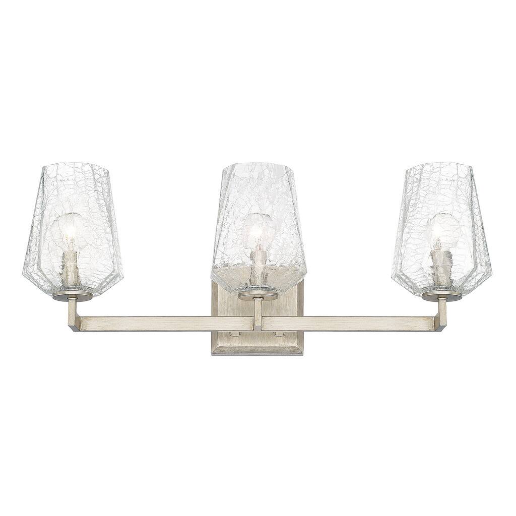 Arden 3-light Brushed Silver Bath/Vanity Light - Brushed Silver