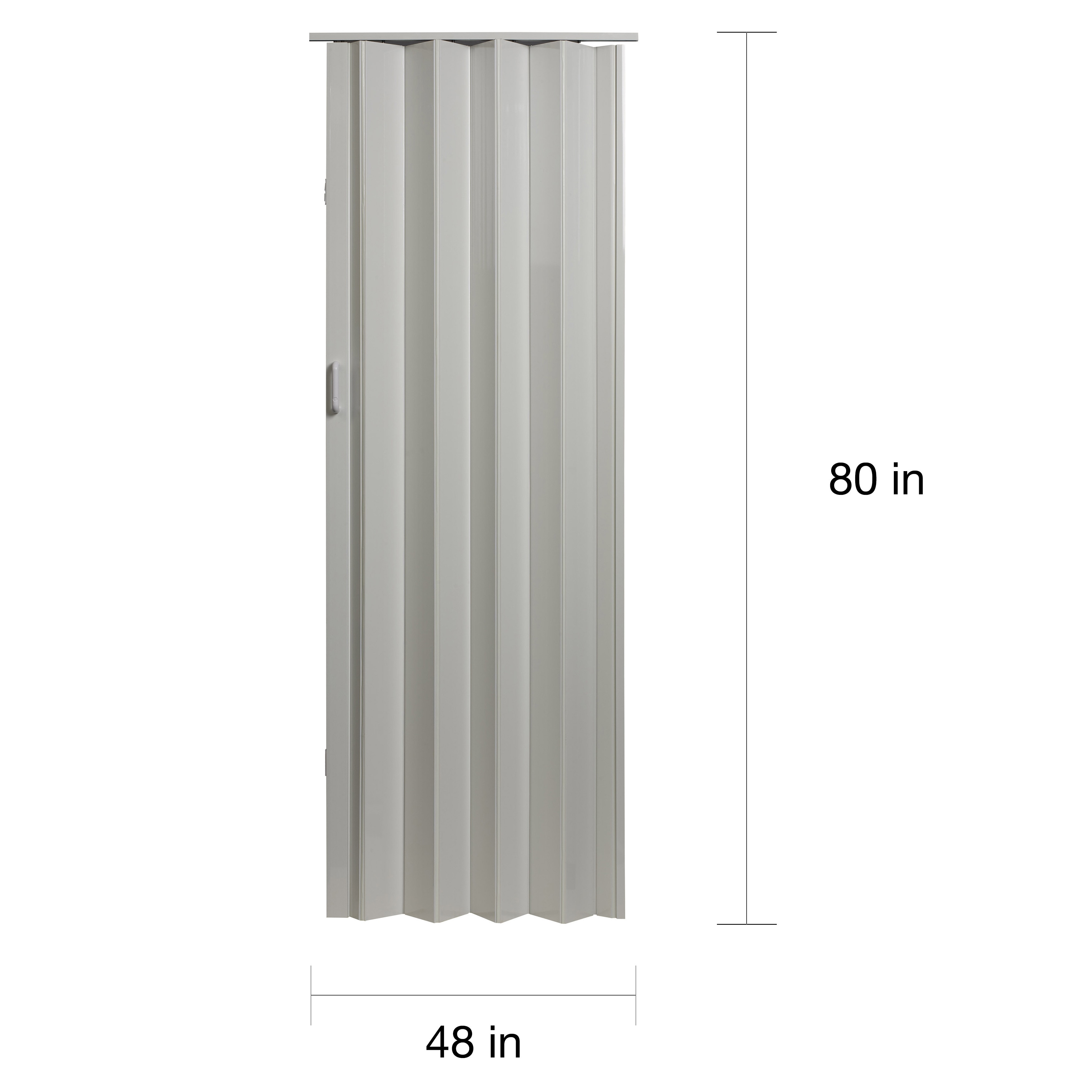 48 Inch X 80 Inch Folding Door In White