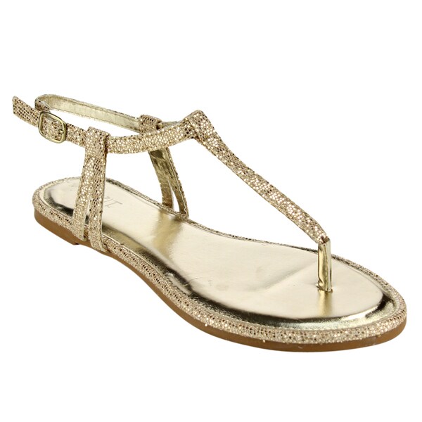 Shop Mixit T-strap Glitter Thong Sandals - Free Shipping On Orders Over ...