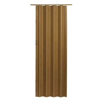 32 Inch x 80 Inch Folding Door in Oak Brown