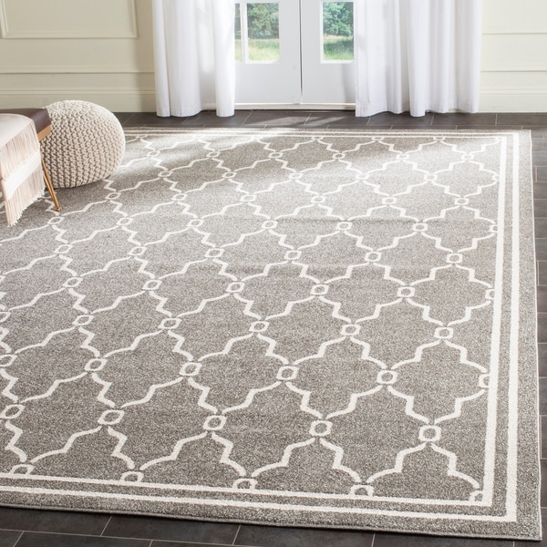 Safavieh Indoor/ Outdoor Amherst Wheat/ Beige Rug - 10' x 14'