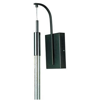 Scepter 1-light LED Black Chrome Wall Sconce