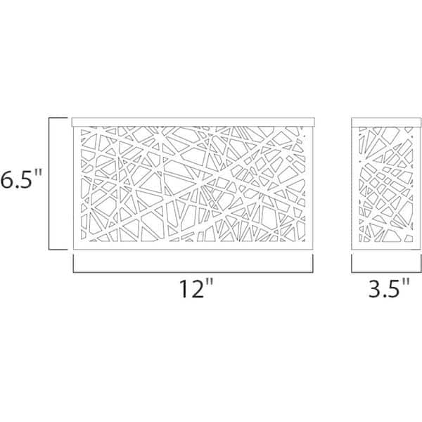 Inca 4-light LED Bronze Wall Sconce