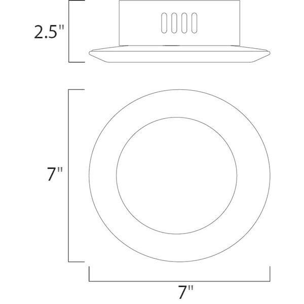 Hilite 1-light LED Bronze Wall Sconce