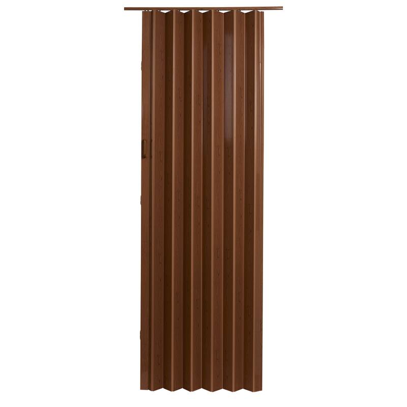 32 Inch x 96 Inch Folding Door in Pecan Brown