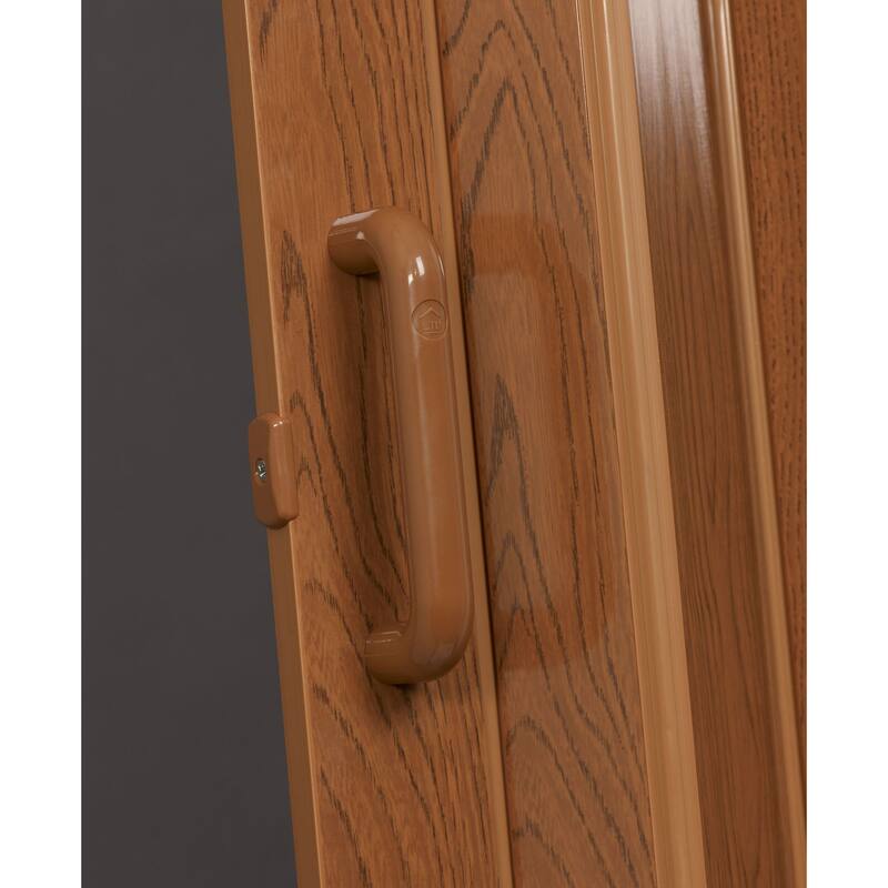 32 Inch x 96 Inch Folding Door in Pecan Brown