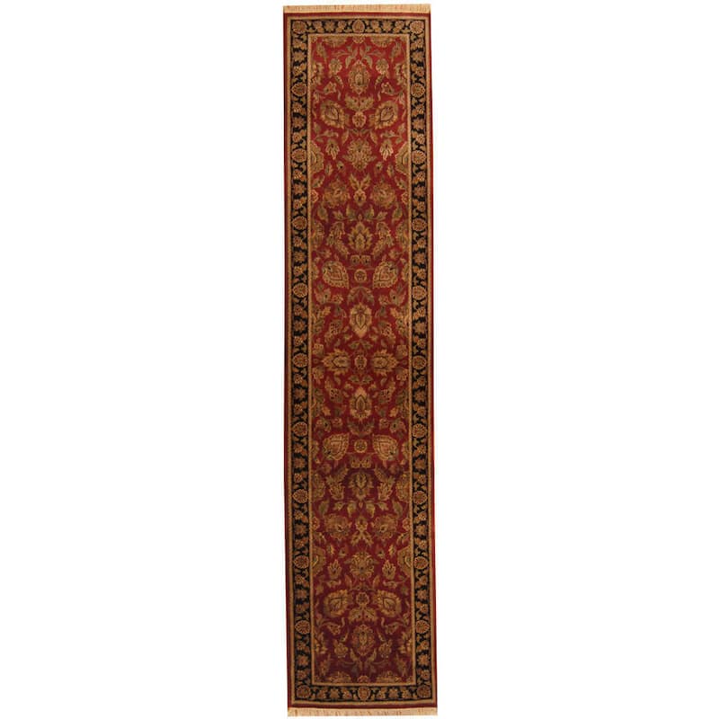 Handmade One-of-a-Kind Kashan Wool Runner (India) - 2'7 x 12'2