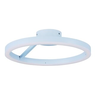 Cirque LED Matte White Flush Mount Light