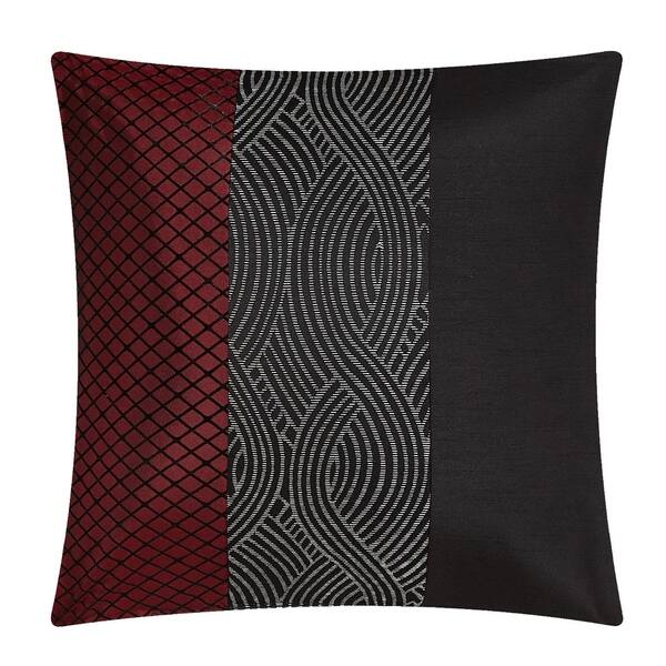 Shop Grand Avenue Ester Red Black 7 Piece Comforter Set On Sale