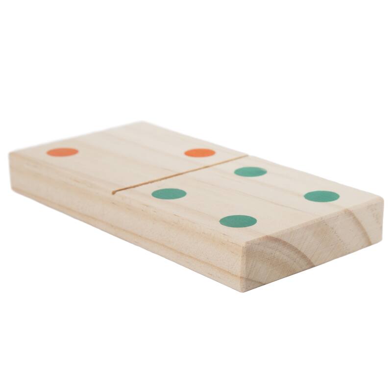 Hey! Play! Giant Wooden Dominoes Set