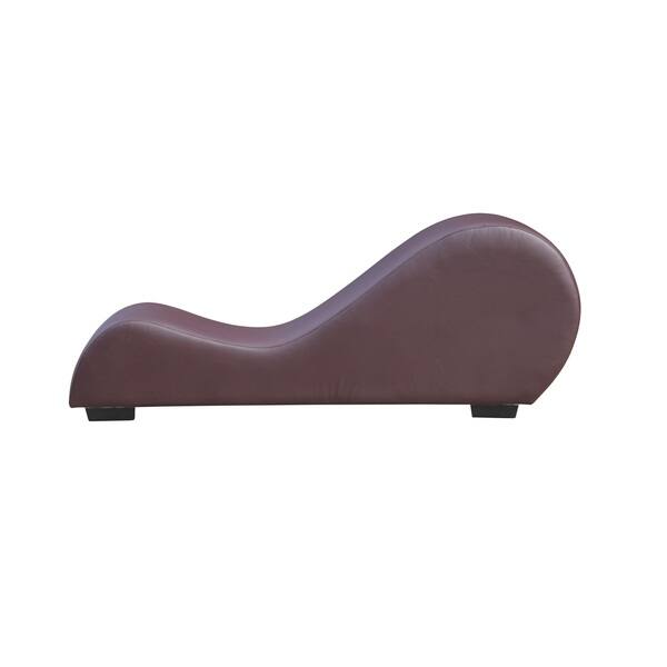 Dark Brown Yoga Chaise Chair Overstock 11711865