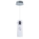 preview thumbnail 2 of 1, Solitaire 1-light LED Polished Chrome Single Pendant Light
