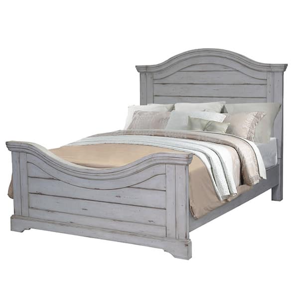 Lakewood Panel Bed - Antique Grey - Queen