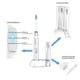 preview thumbnail 3 of 4, Bluestone Rechargeable Sonic Toothbrush with 10 Toothbrush Heads