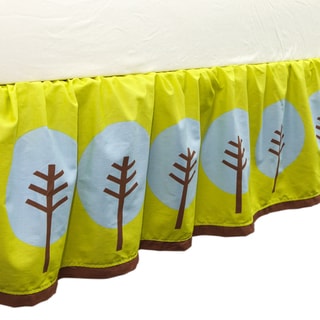 True Baby Tree Tops Bed Ruffle in Tree print