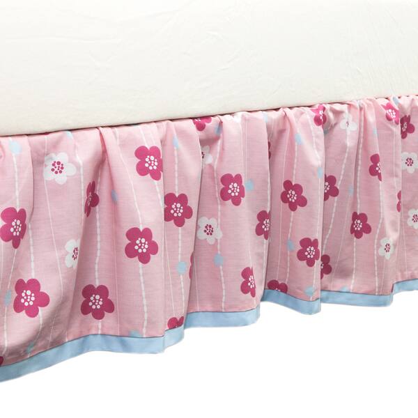 slide 1 of 1, True Baby Sweet Tweet Bed Ruffle Floral