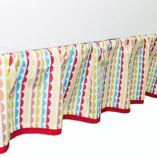 True Baby Hopscotch Bed Ruffle Scallop