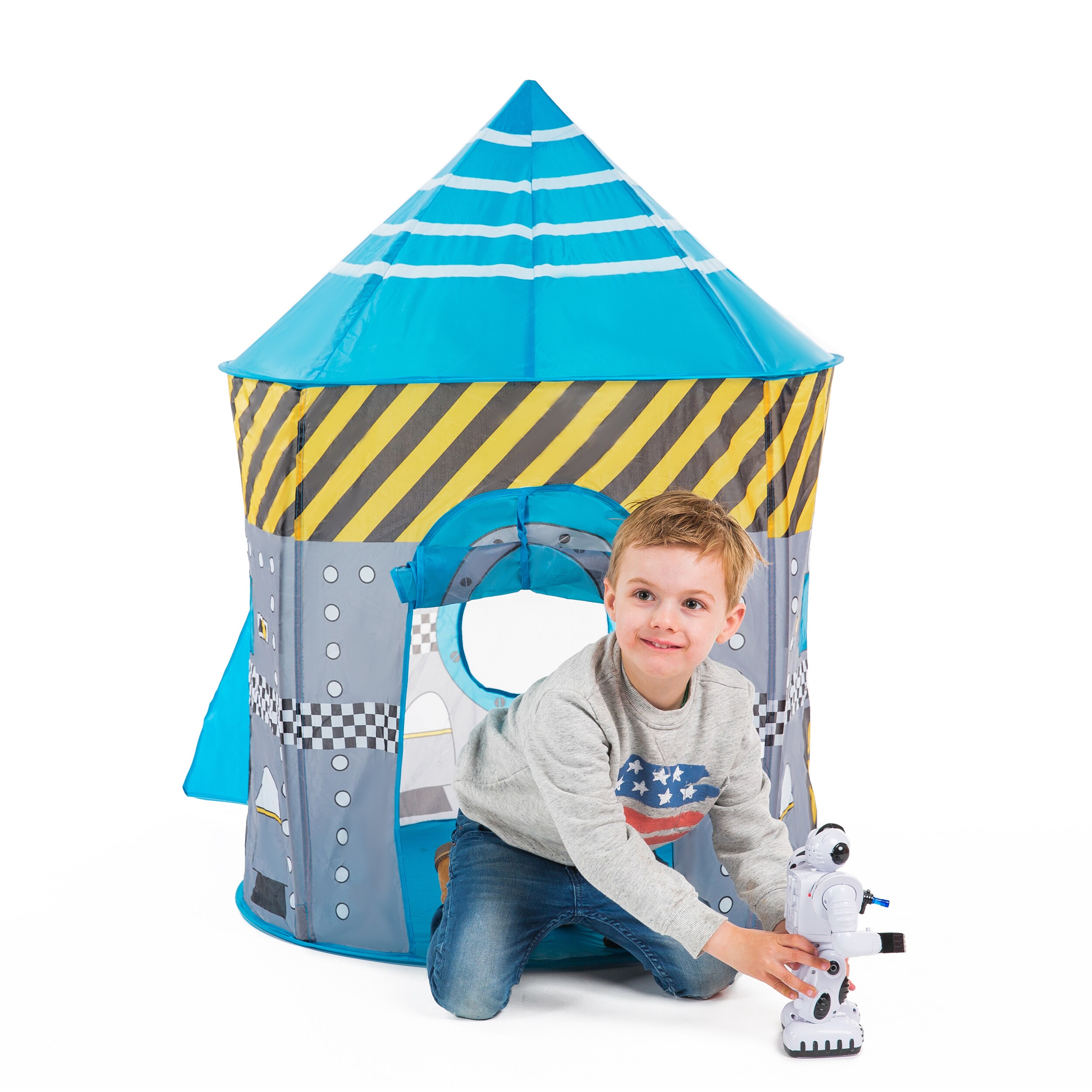 space rocket play tent