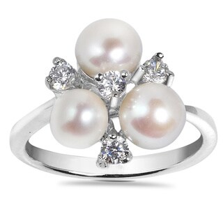 Accented with Tiny CZ's wide Star Mother of Pearl Ring in Solid Sterling Silver size 7 29mm 1 1/8