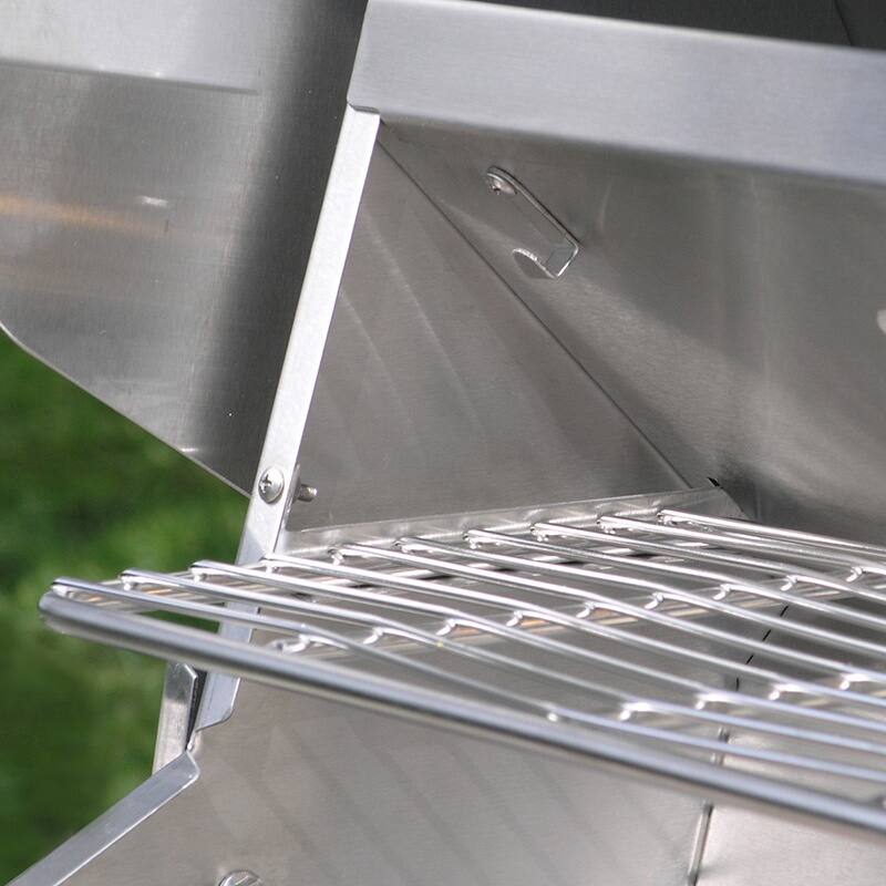 Cal Flame Stone Veneer Stainless Steel 7 Ft 4 Burner Grill Island
