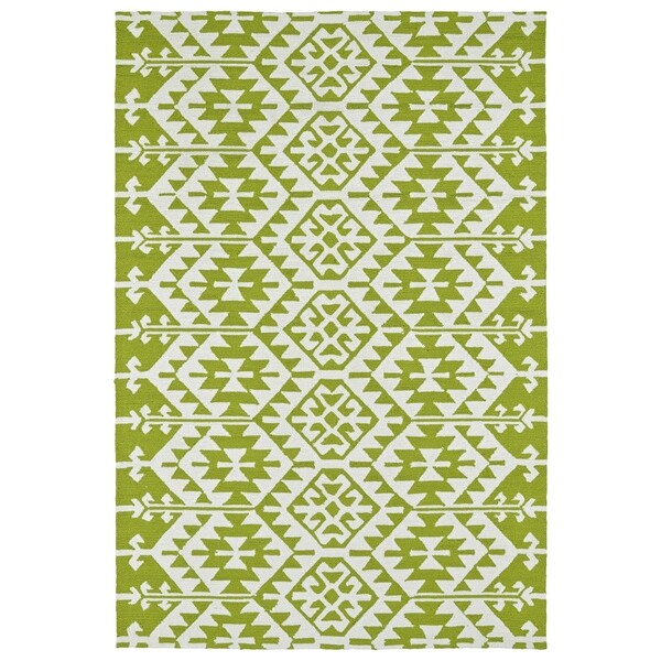 Shop Seaside Lime Green Global Indoor/Outdoor Rug 2' x 3' Free