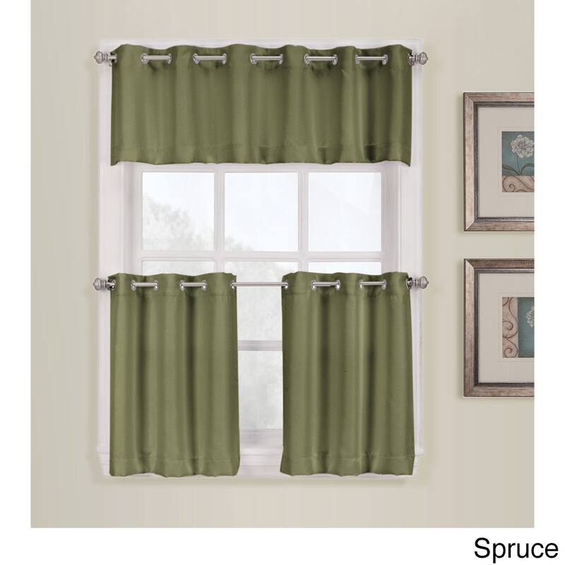Copper Grove Speedwell Grommet Window Tier Pair