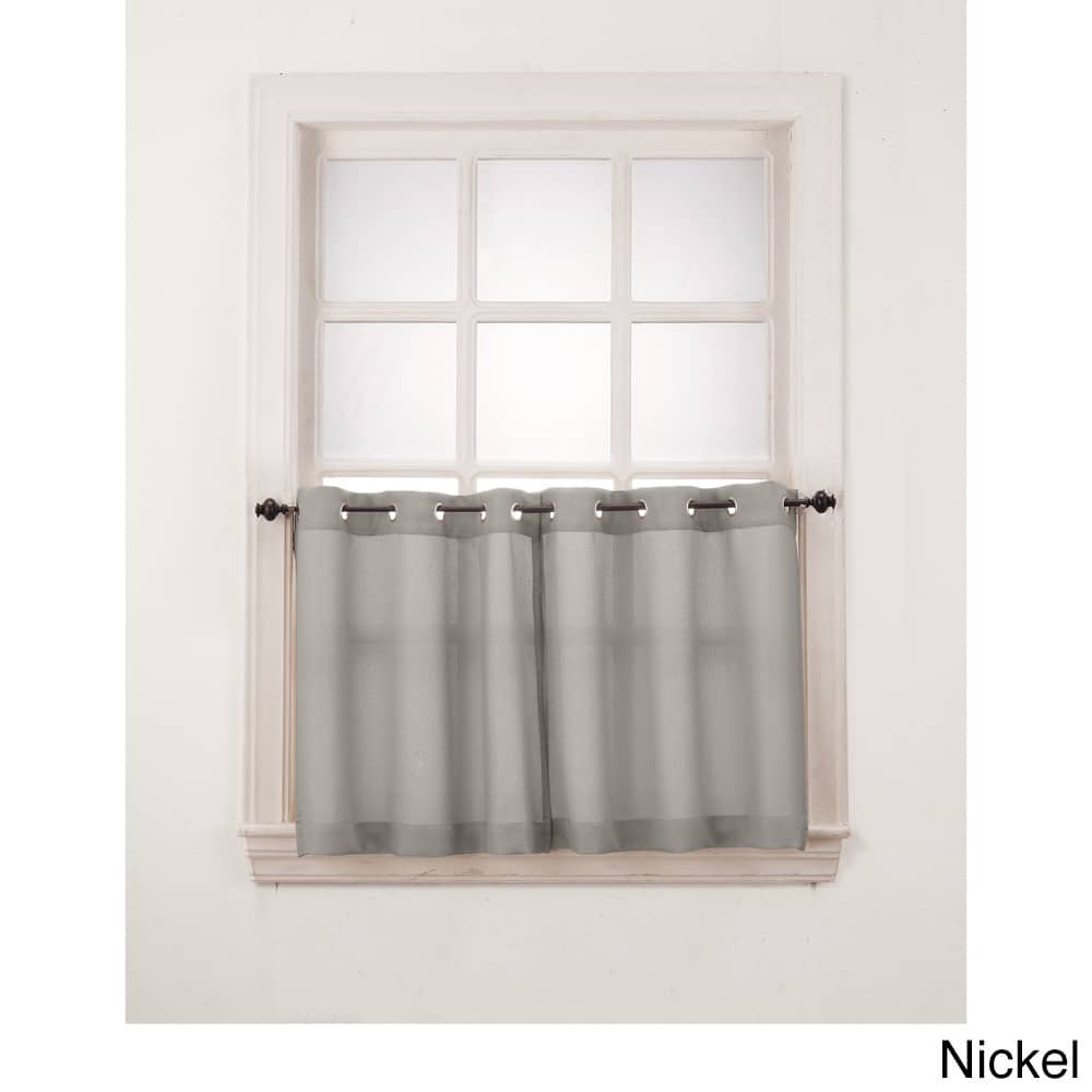 Copper Grove Speedwell Grommet Window Tier Pair