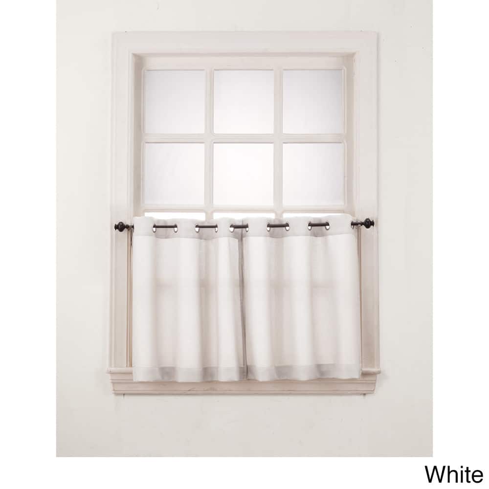 Copper Grove Speedwell Grommet Window Tier Pair