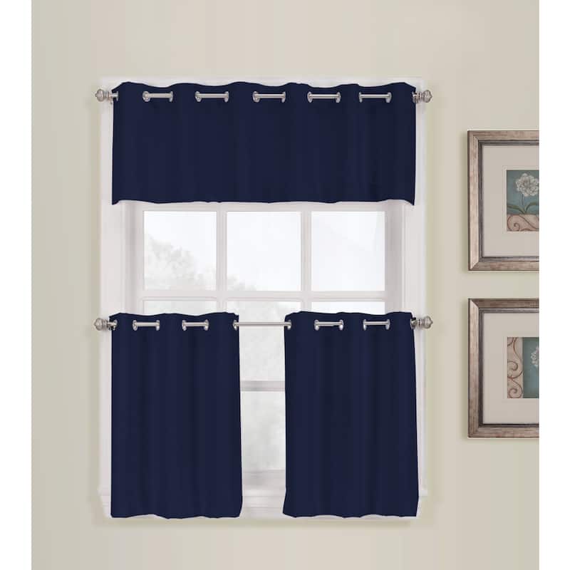 Copper Grove Speedwell Grommet Window Tier Pair