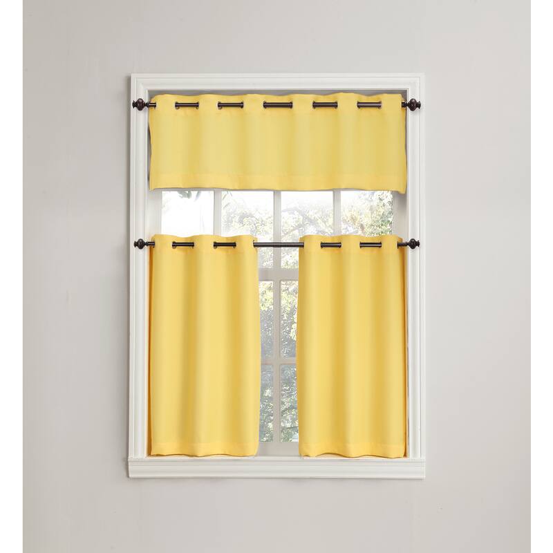 Copper Grove Speedwell Grommet Window Tier Pair