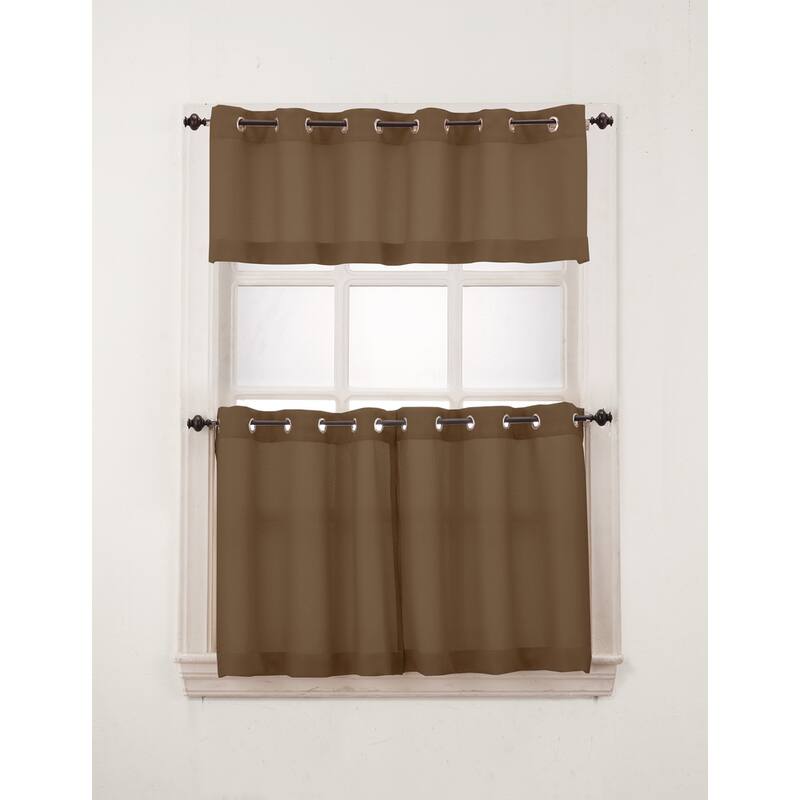 Copper Grove Speedwell Grommet Window Tier Pair