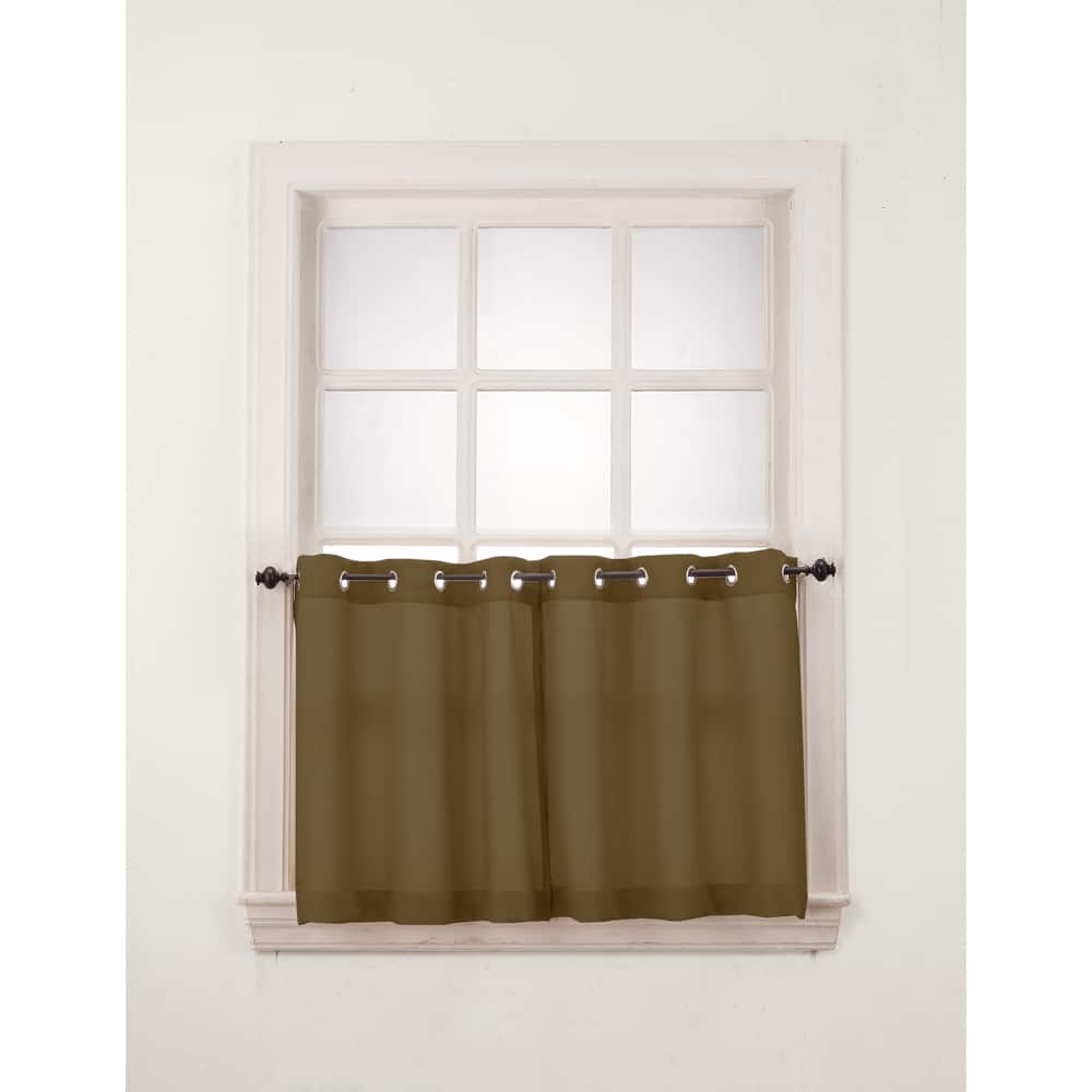Copper Grove Speedwell Grommet Window Tier Pair